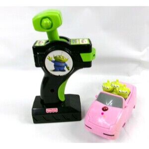Fisher Price GeoTrax Disney Pixar Toy Story Aliens Pink Car and Remote